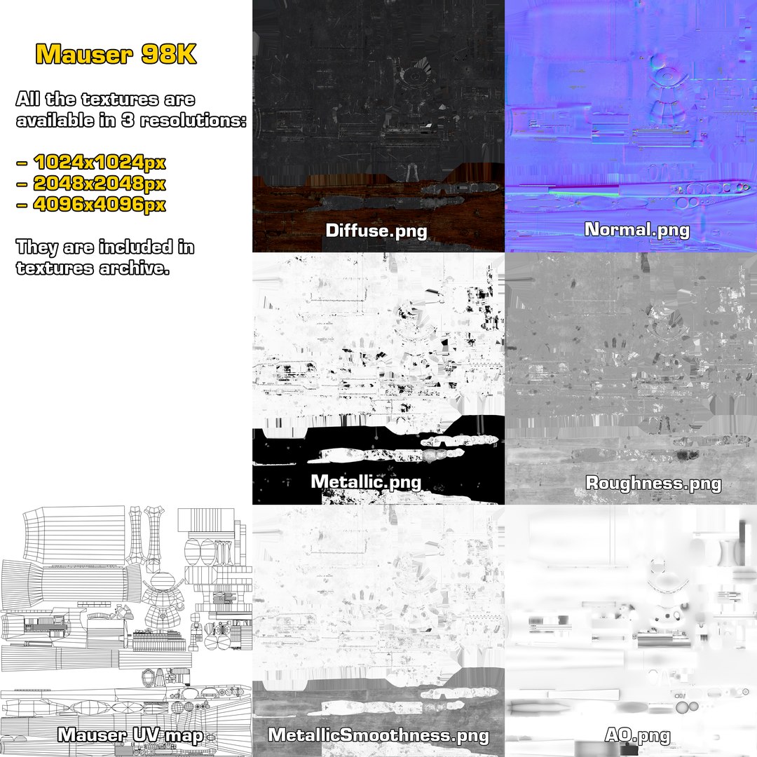 3D mauser 98k rifle model https://p.turbosquid.com/ts-thumb/zt/eiquPS/TrJHTHiv/textures/jpg/1561152860/1920x1080/fit_q87/b056744bec6db263179bf6f223cc44cb0f7099a3/textures.jpg