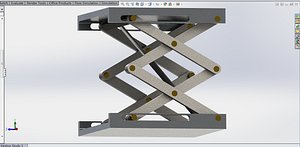 scissor-lift 3D model
