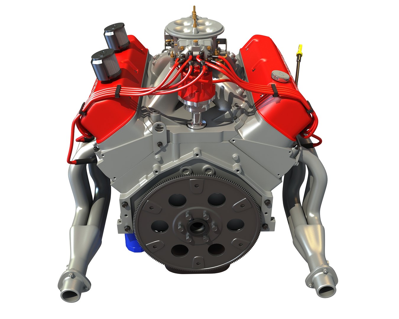 Big Block Crate Engine 3d Turbosquid 1234225