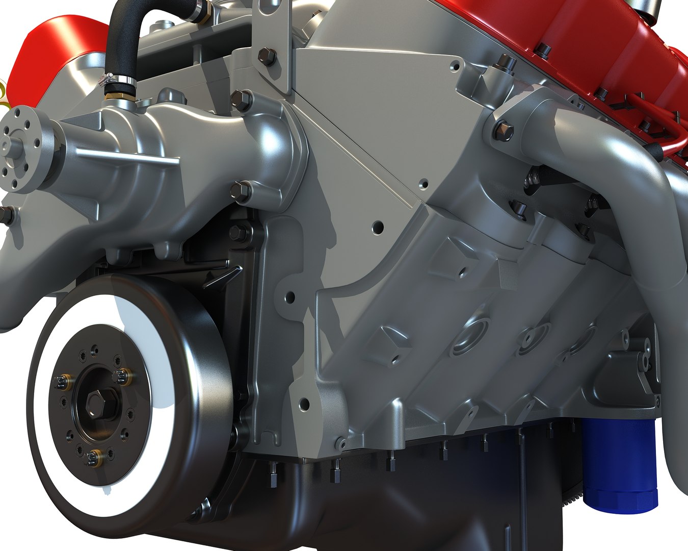 Big Block Crate Engine 3D - TurboSquid 1234225