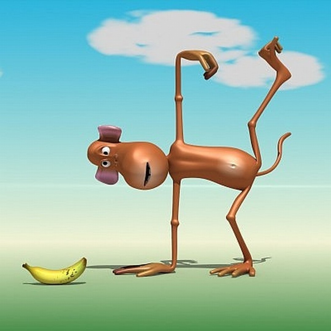 Cartoon Monkey Max