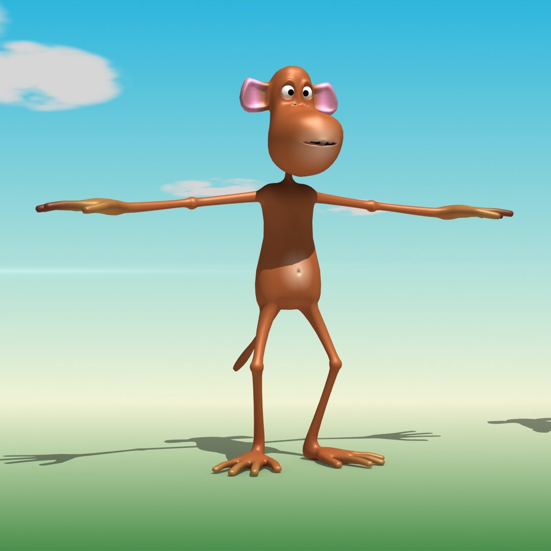 Cartoon Monkey Max