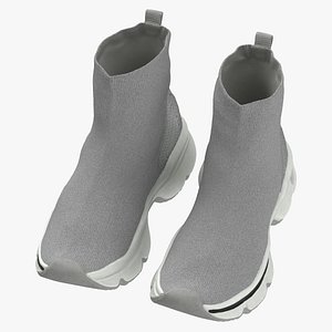 3D Women Sneakers 09 model