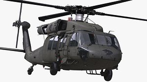 3D sikorsky uh-60 black hawk
