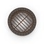 3D Sewer Well Grate model