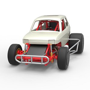 Diecast Super rod Version 2 Scale 1 to 25 3D