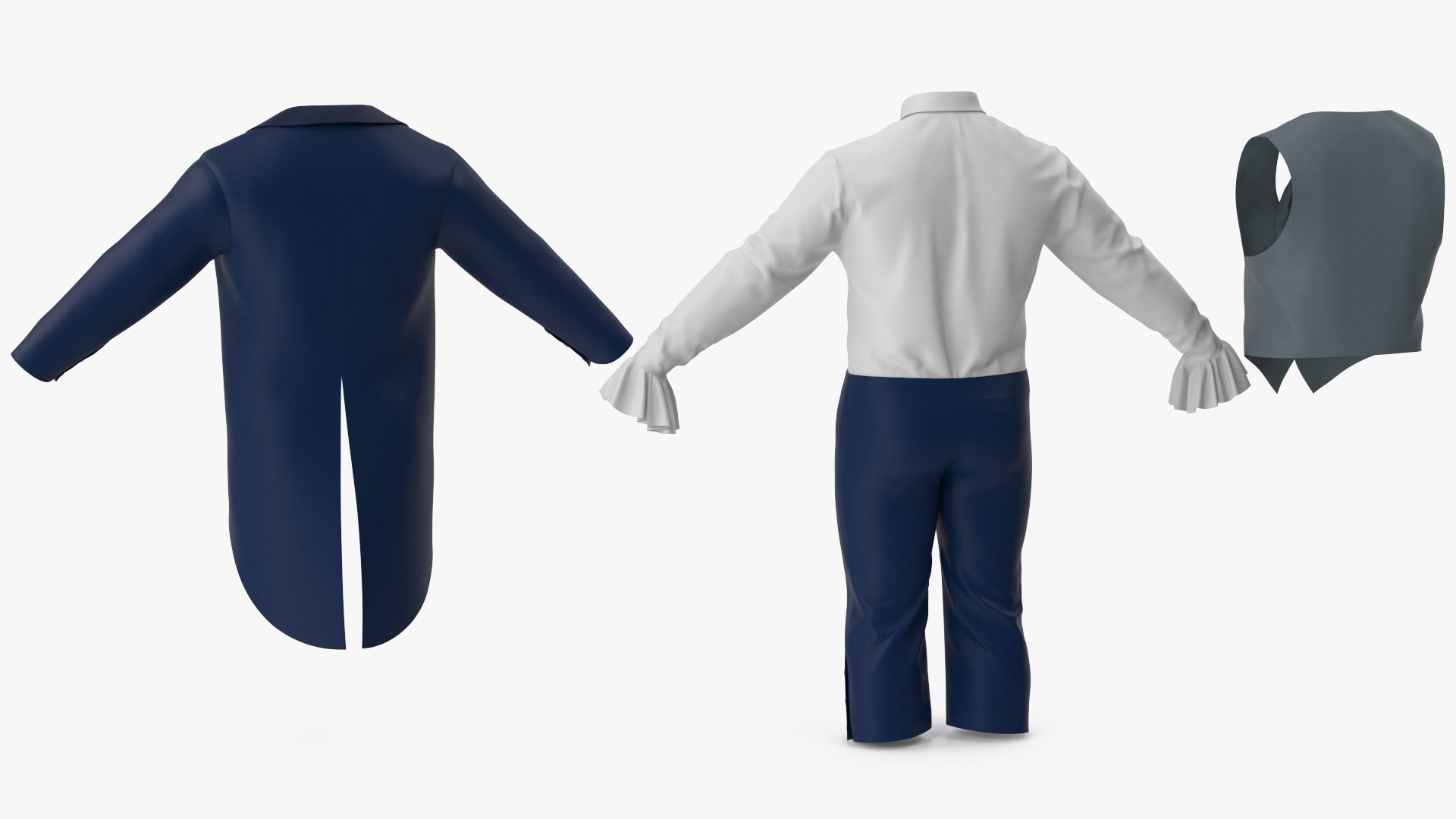 3D Tailcoat Suit model https://p.turbosquid.com/ts-thumb/zu/3ZDK14/NI/angles_06/jpg/1662698884/1920x1080/fit_q87/a4f620921ea03a9026cb1a3c70c32fd2ec2b8cae/angles_06.jpg