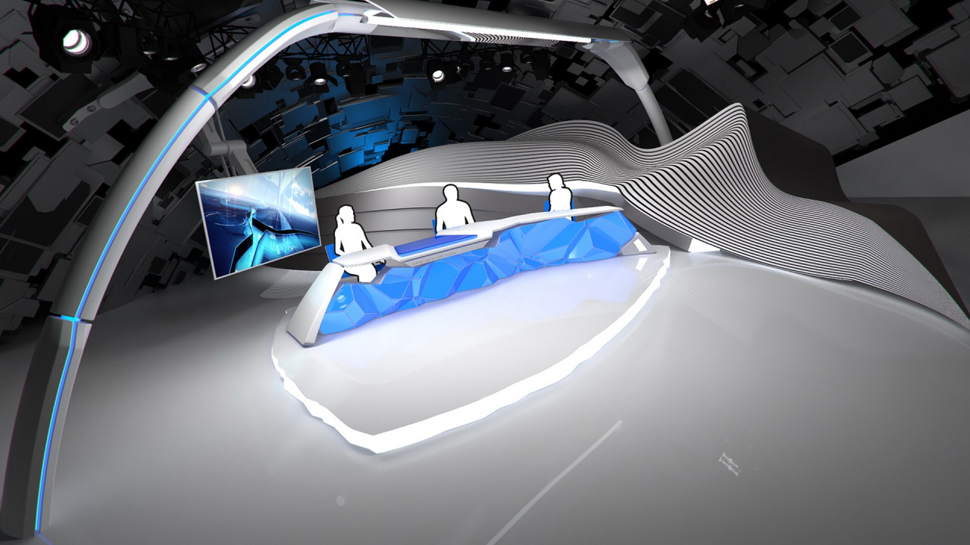 Studio Set 14 3D Model - TurboSquid 2058898