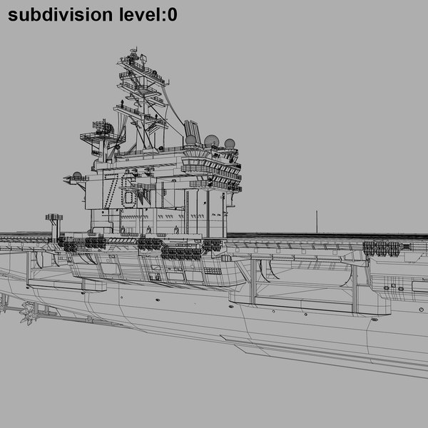 uss ronald reagan cvn-76 3d model