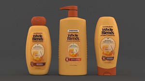 3D model Garnier Shampoo and Conditioner