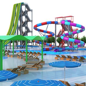 Water Park 2 3D model