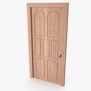 wood door 3D model
