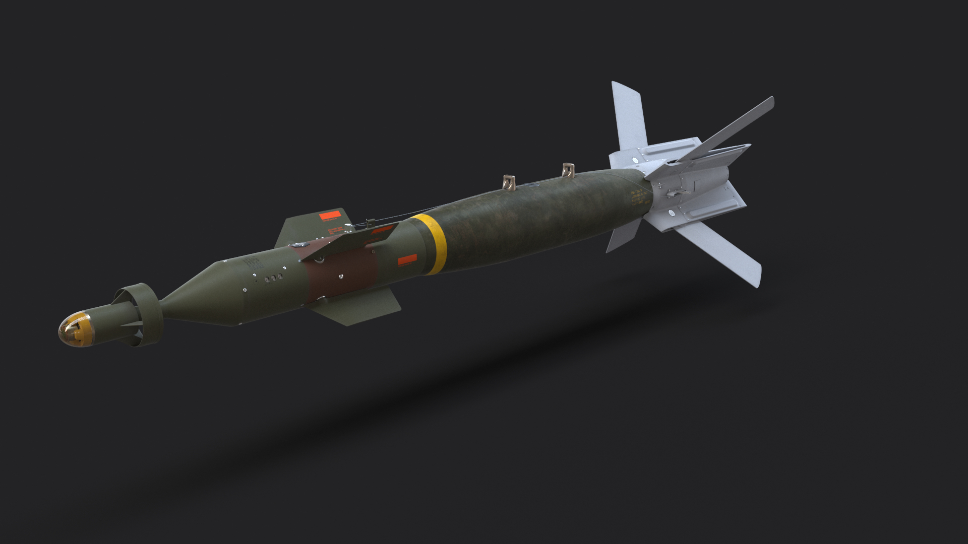 GBU-12 Paveway II 3D Model - TurboSquid 2178612