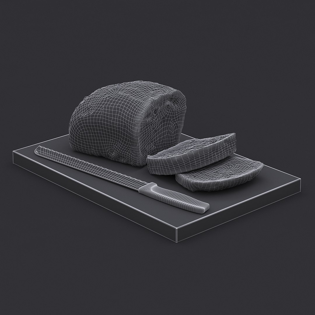 3D Bread Board I - TurboSquid 2110132