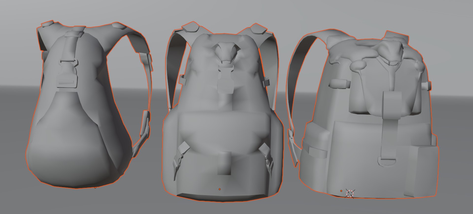 3D Bag 3x Dracoguard Backpack - TurboSquid 2081484