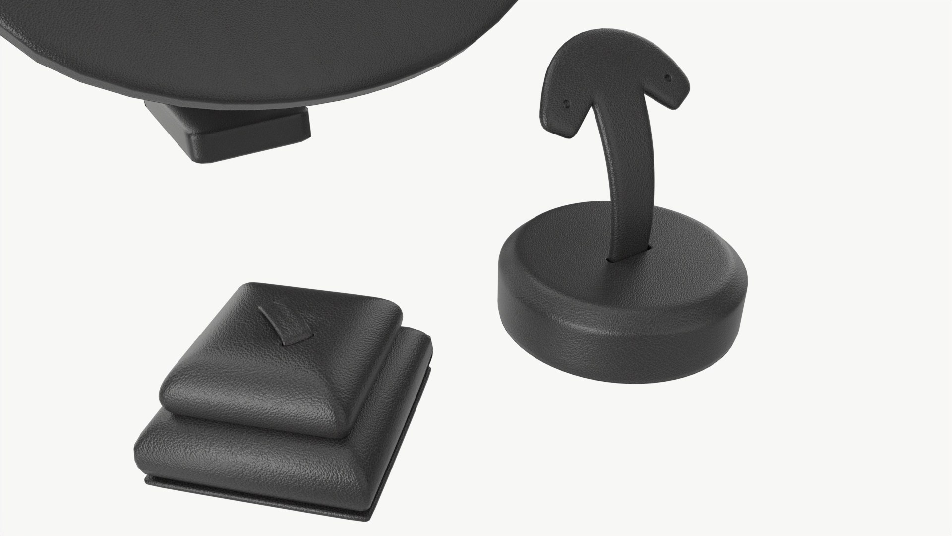 Leather Jewelry Display Stands 3D Model TurboSquid 1969807