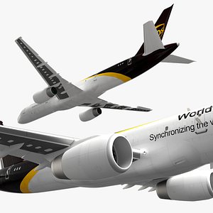 UPS Boeing 767 Cargo Plane Rigged