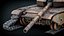 Burnt Type 99 Chinese Main Battle Tank