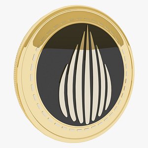 Dropil Cryptocurrency Gold Coin