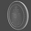 Moneda de oro de criptomoneda Dropil