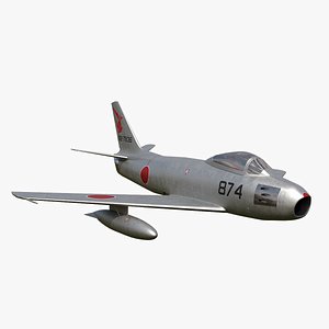 F-86 Sabre JASDF No Landing Gear