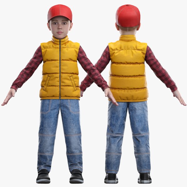 Child in west 2 3D model