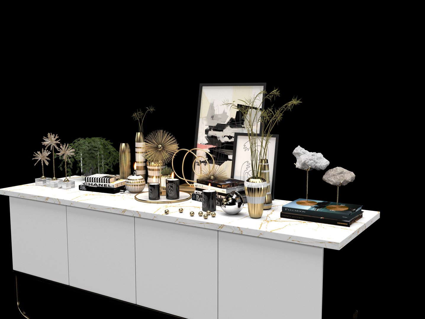3D Decorative Set Model - TurboSquid 1480969