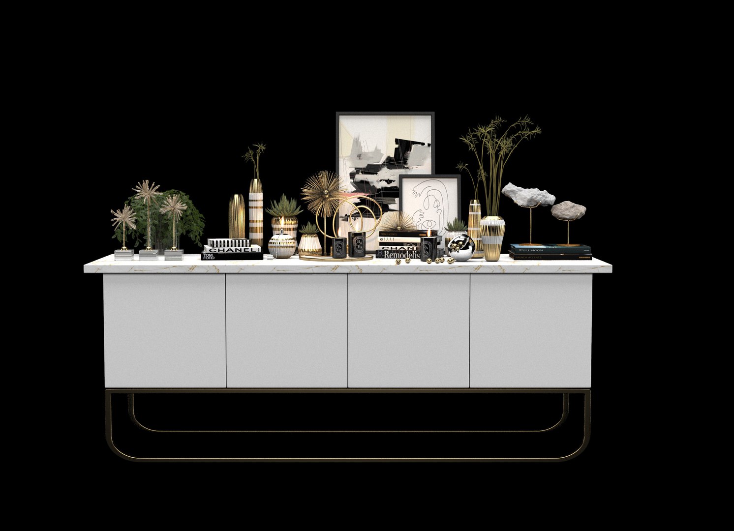 3D Decorative Set Model - TurboSquid 1480969