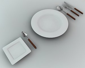 dining dishware obj