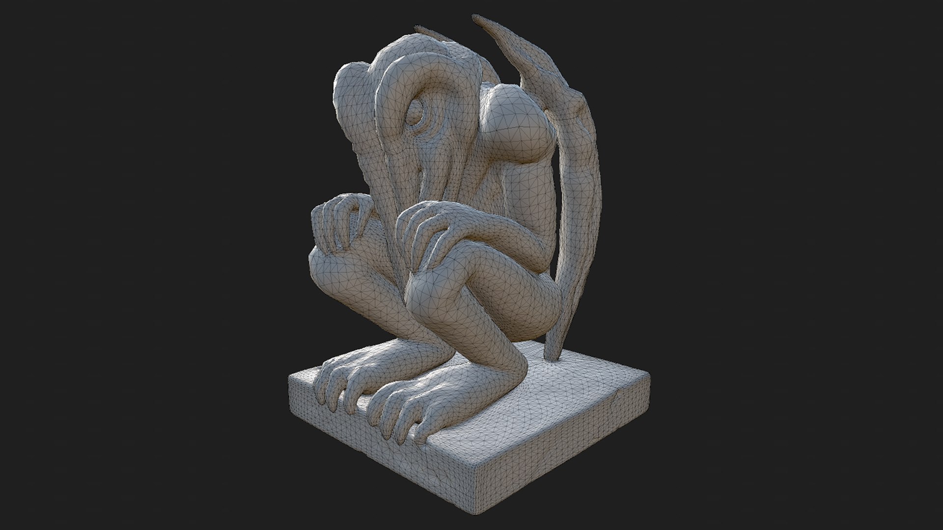 Bronze figurine of Cthulhu model https://p.turbosquid.com/ts-thumb/zu/qSB4Zj/oW/wareframe/png/1662856623/1920x1080/fit_q87/7a081f388682699eb9e069afdc9f9c8c14f0ba49/wareframe.jpg
