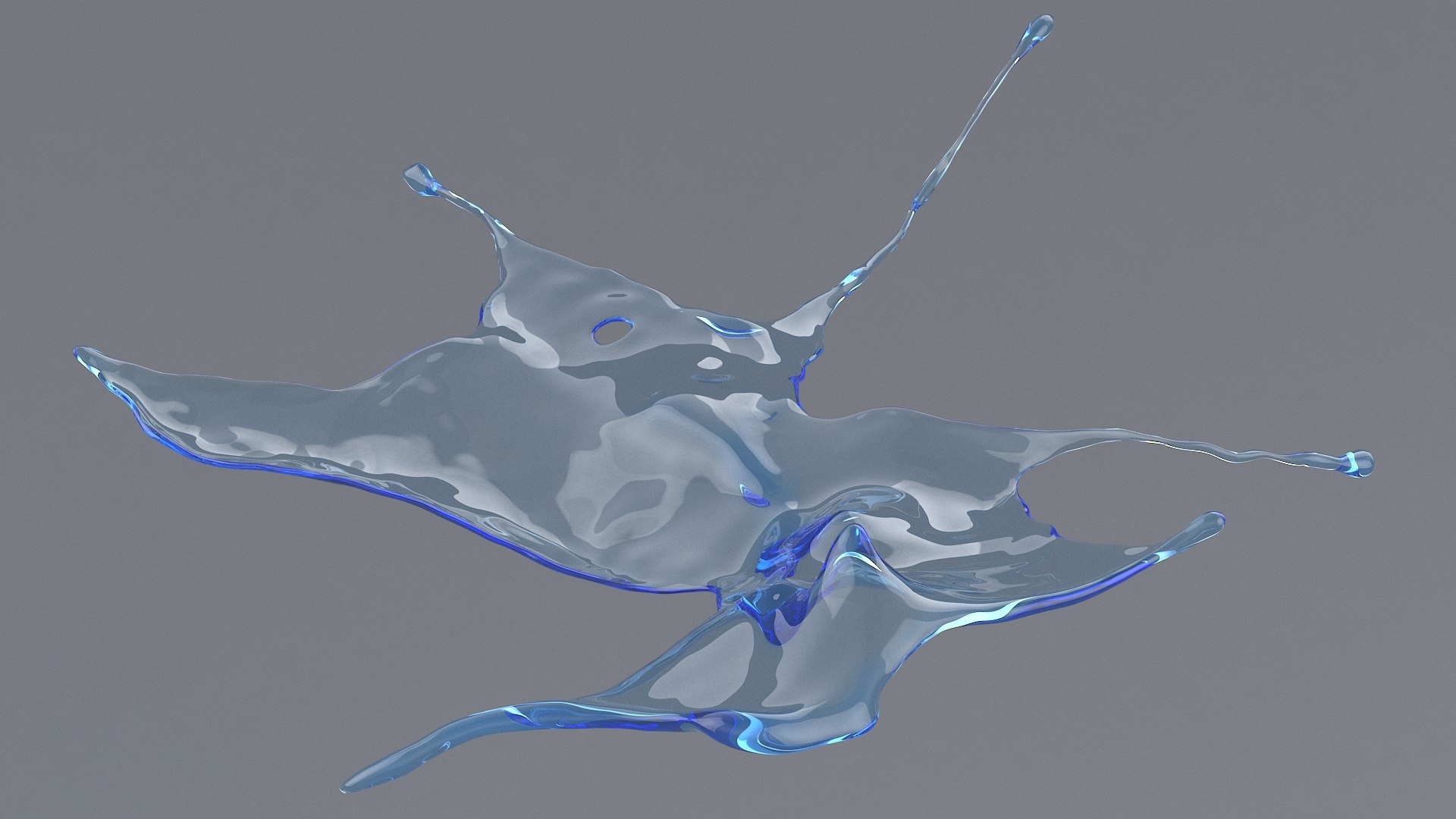 3D Splash Flat 03 - TurboSquid 1718092