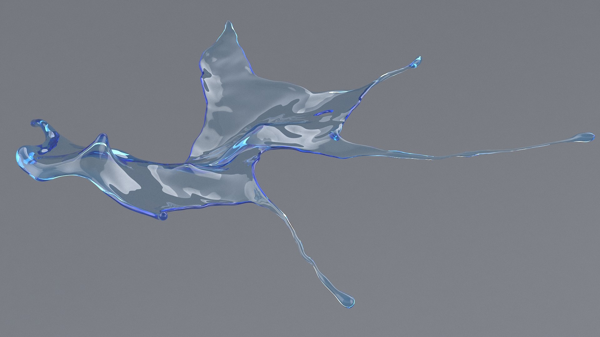 3D Splash Flat 03 - TurboSquid 1718092