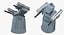 deck guns 2 3D model
