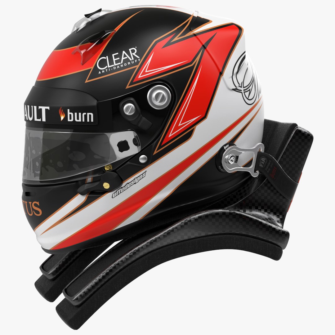 Raikkonen 2013 F1 Helmet 3d Max