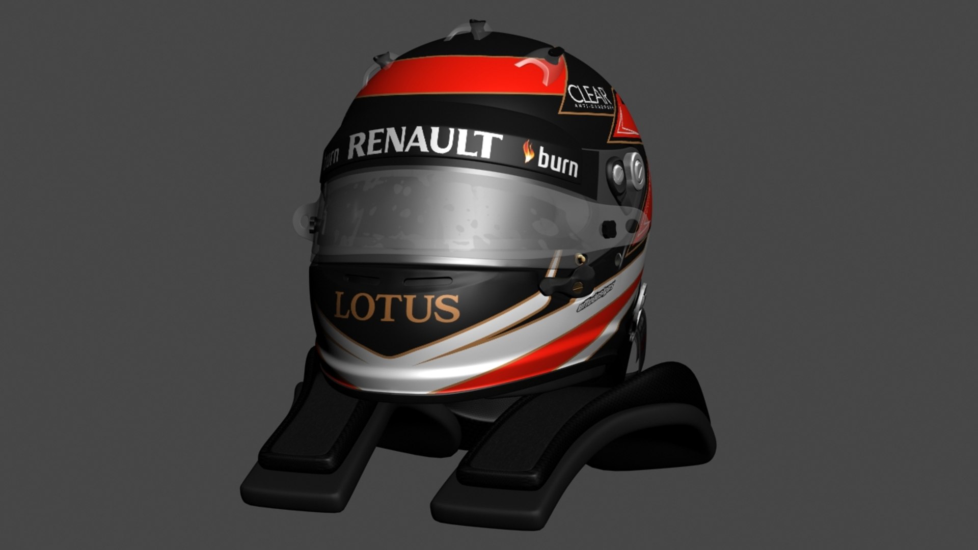 ライコネン2013ミニヘルメット Raikkonen 2013 F1 Helmet 3d Max