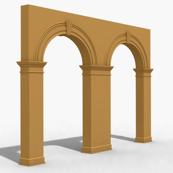 3d model arch 2