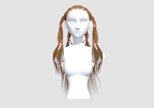 Penteado 3D para menina V83 Modelo 3D - TurboSquid 1489884