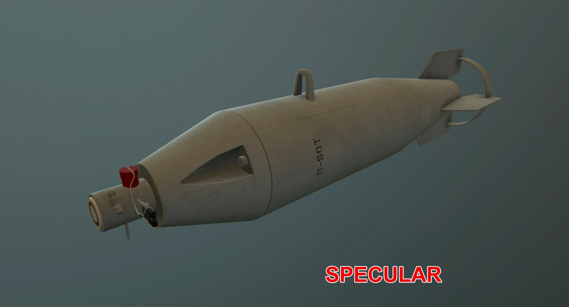 3D Model Bomb P-50t - TurboSquid 1383706