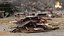 Pile of Twisted Metal and Debris