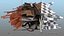 Pile of Twisted Metal and Debris