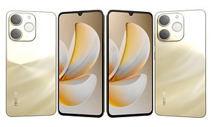 Realme P4 Lite Beach Gold model
