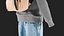 realistic men s jeans 3D model