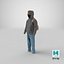 realistic men s jeans 3D model