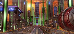 Sci-Fi City Street