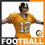 american football player ball 3d model