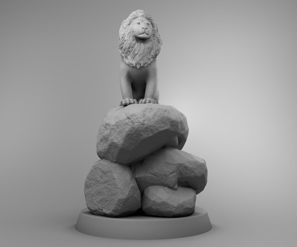 africa lion 3D model