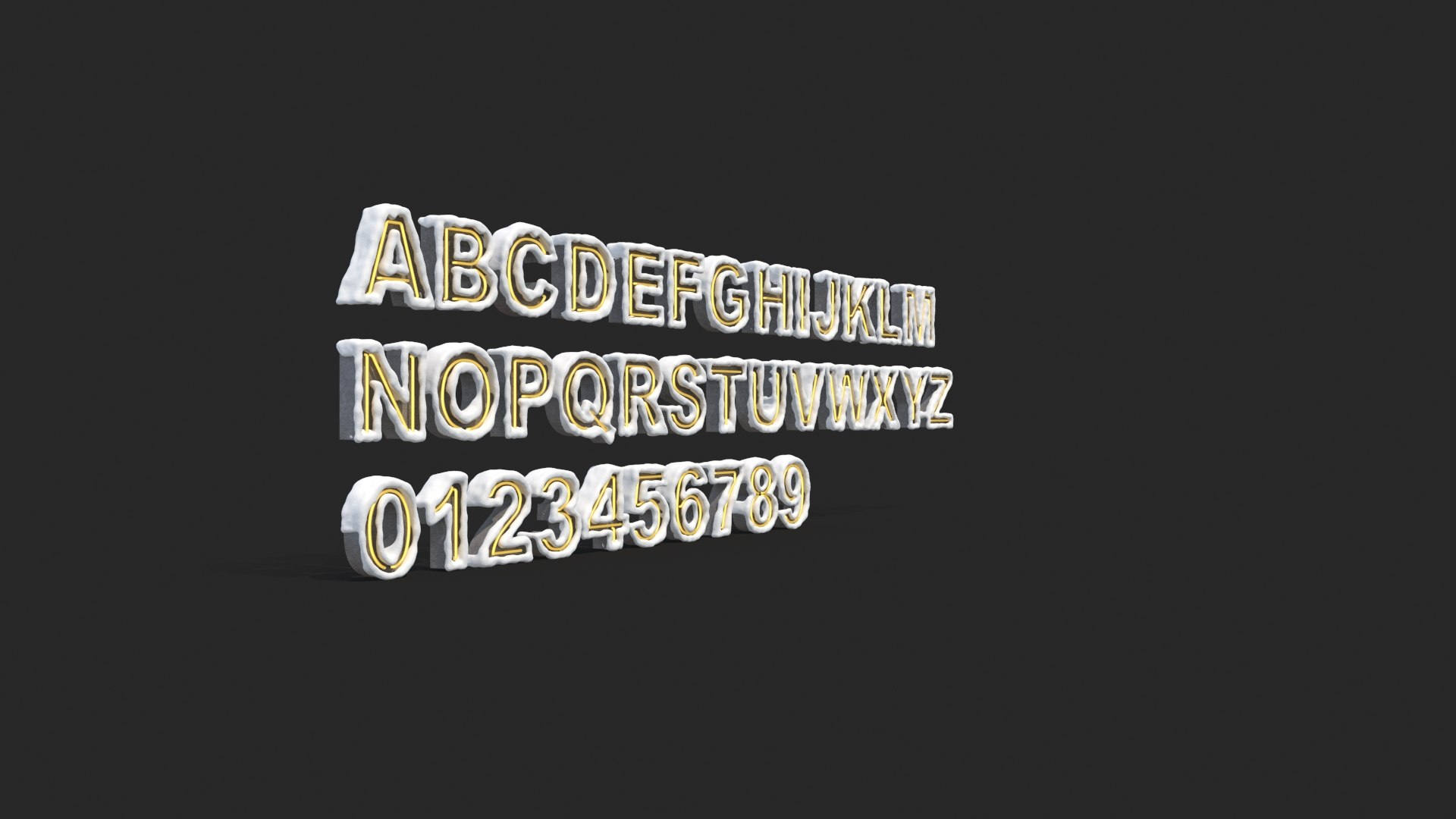 Snowy  Letter Neon 3D https://p.turbosquid.com/ts-thumb/zv/RnQdgl/DF/concreteletter_03/jpg/1645408145/1920x1080/fit_q87/06bbb18fab91a525fbaad258ed38977c4c0a5260/concreteletter_03.jpg