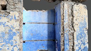 Abandoned House Ruined Part Scan - Door and Niche model