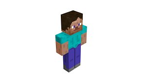 3D Minecraft Steve model