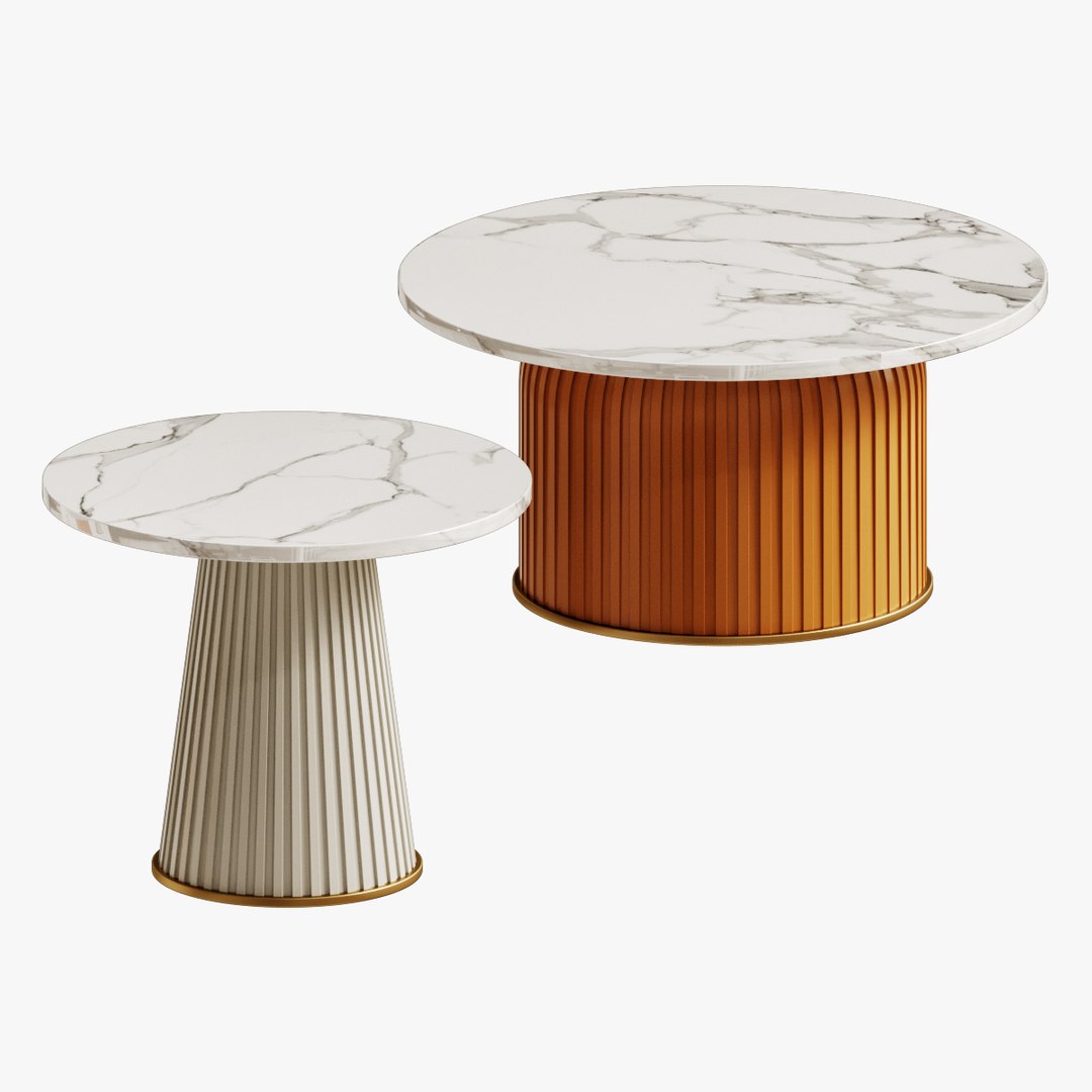 Round Modern Coffee Table 3D Model - TurboSquid 1993777